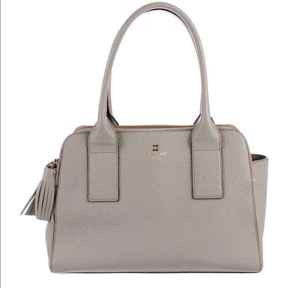 NEW Kate‎ Spade Southport Avenue Lydia clocktower pebbled leather handbag